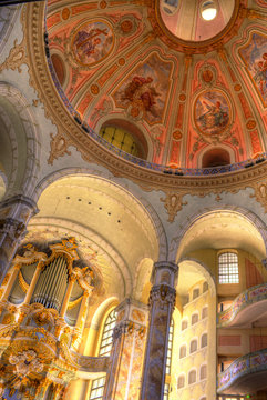 Orgel Frauenkirche in Dresden Sachsen