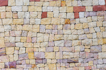 Texture of cobble stone wall,pavement