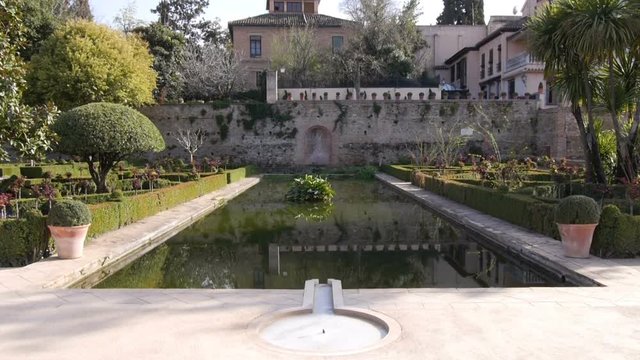 Granada Alhambra gardens
