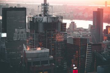 Sunset above Manhattan - New York