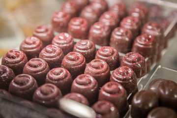 Beautiful and mouth-watering chocolate candies