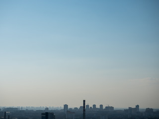 Naklejka premium City from Bird's Perspective. Minsk, Belarus.