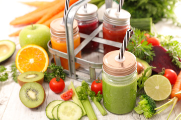 fruit and vegetable juice, healthy smoothie