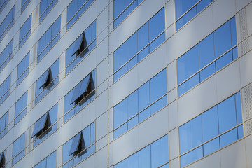 Exterior building with windows