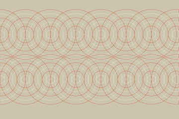 Circles and spirals pattern