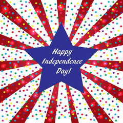 Obraz premium Happy Independence day USA background