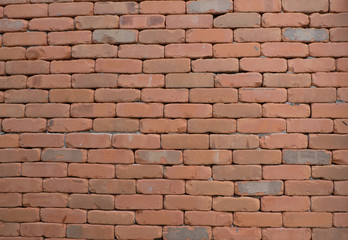 Smooth brick wall pattern for background, Fine brick texture