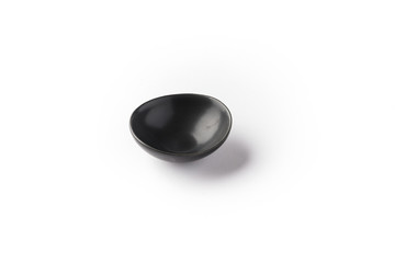 Mini black bowl for serving sauces, spices, and condiments