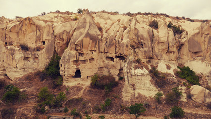 Churches rocks in Goreme Cappadocia