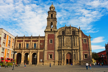 Plaza de Santo Domingo in Mexico city © Belikova Oksana