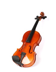 Fototapeta na wymiar Violin isolated on white background 