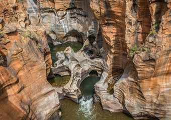 Landscape at the Blyde River Canyon, Bourke’s Luck Potholes