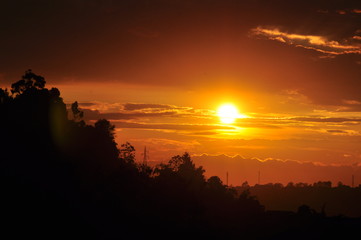atardecer