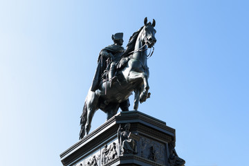 Obraz premium Alte Fritz Denkmal/memorial Unter den Linden Berlin