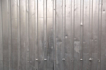 Galvanized steel sheet with abrasions and dirt