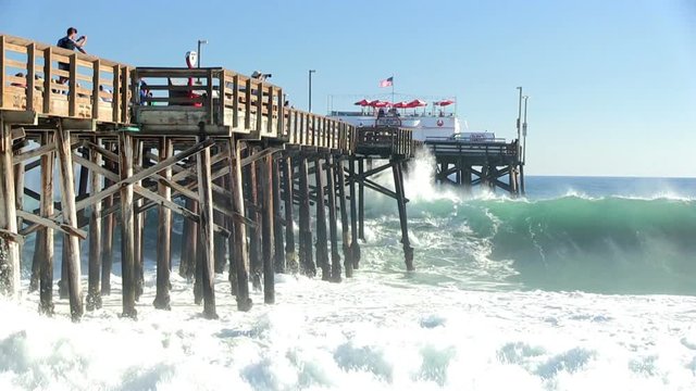 The pier in the seaside city of Newport Beach, southern California, Usa - 2