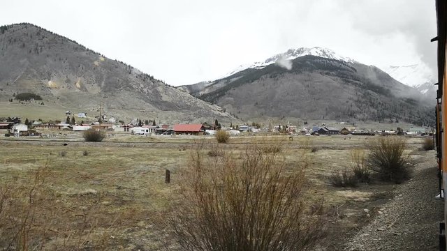Historic Steam train approaching Colorado