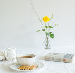 Tea with a book