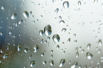  Droplets on glass