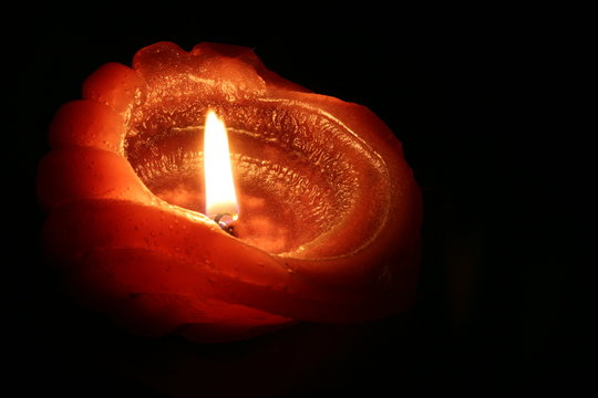 burning candle