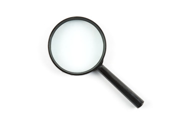 Black magnifying glass