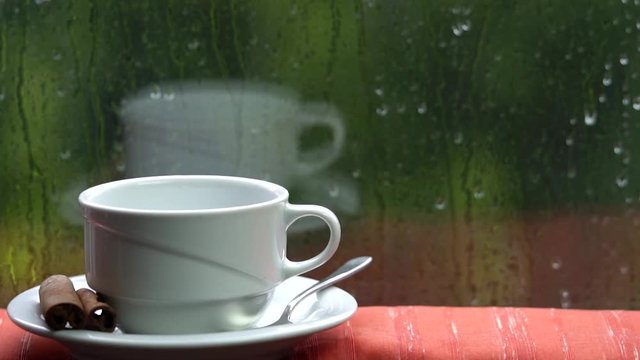 Salep or sahlap with cinnamon