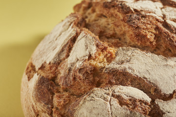 a whole loaf Portuguese corn and wheat bread