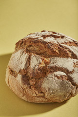 a whole loaf Portuguese corn and wheat bread