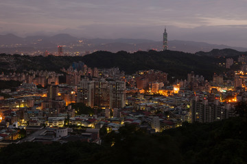 Active night life in Taipei, Taiwan
