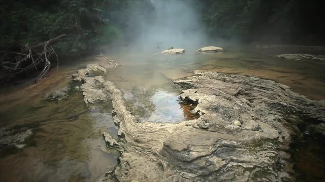 Thermal pools and hot springs of the Amazon River in Peru - 1