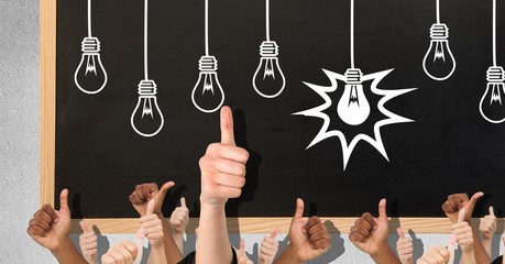 Thumbs up lights