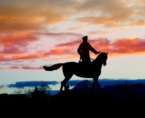 Monument to Marshal Zhukov