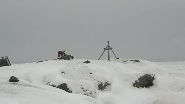 Shaman Carries Out ritual During The Russian Arctic Winter  - 5
