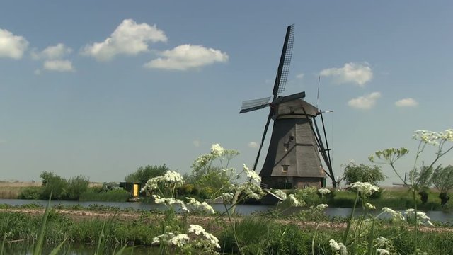Dutch Windmills at the countryside, The Netherlands - 7