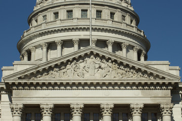 Wisconsin State Capitol Building in Springtime
