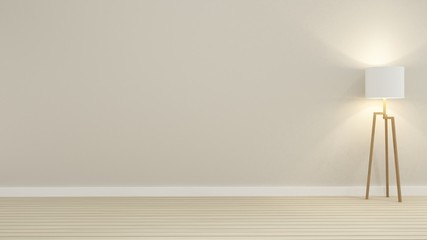 Empty space in home - 3D Rendering 