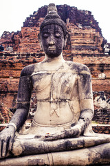 Ancient Buddhist Ruins at Ayutthaya Historical Park