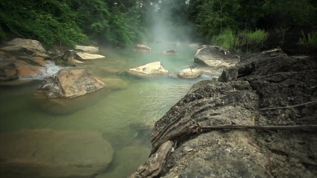 Thermal pools and hot springs of the Amazon River in Peru - 2