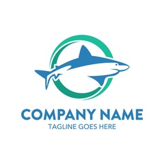 Fototapeta premium Shark Logo Template