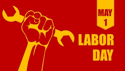 Illustration of labour day.  