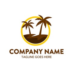 Obraz premium Summer Logo Template