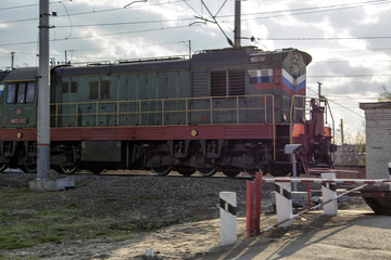 Fototapeta na wymiar Wagons on the railway