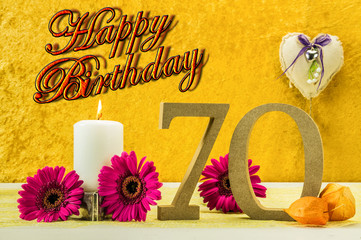 Happy Birthday 70 Jahre