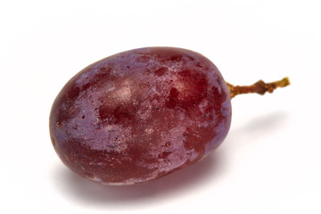 Close up of organic red grapes