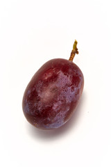 Close up of organic red grapes