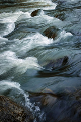 Detail of a rapid river