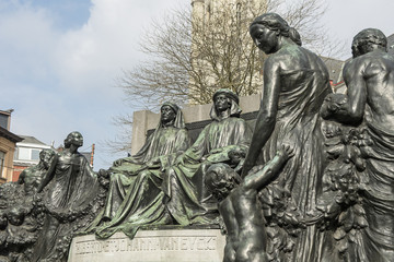 Obraz premium Van Eyck-Denkmal in Gent, Belgien
