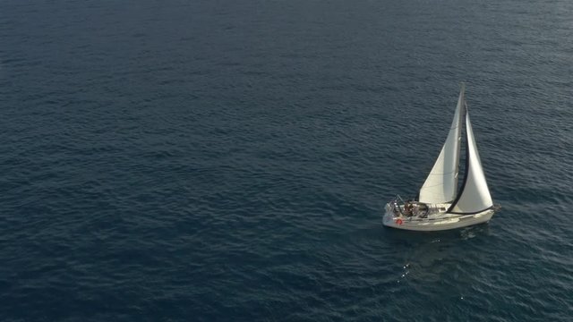 Sailboats at Toulon, France 4K - 3