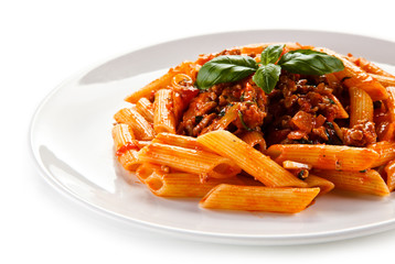 Pasta with tomato sauce 