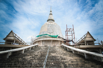 Temple construction in the countryside